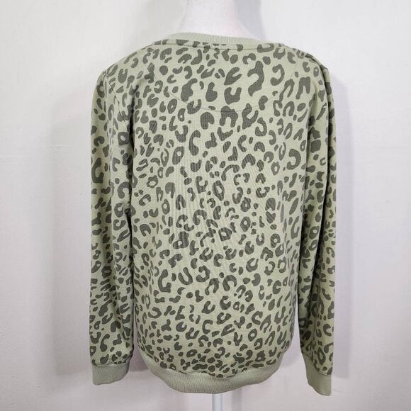 D&Co Active Green Leopard Print Lounge Set Size XS XXS Green Matching Set - Picture 4 of 10